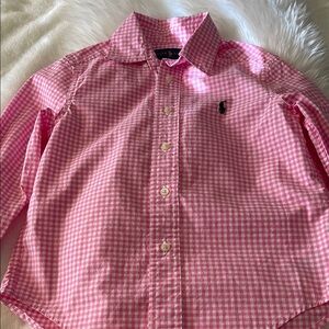 Ralph Lauren Pink Button Down Shirt